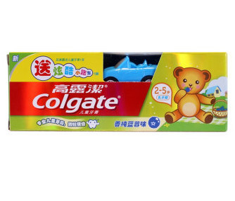 高露洁儿童牙膏40g蓝莓味